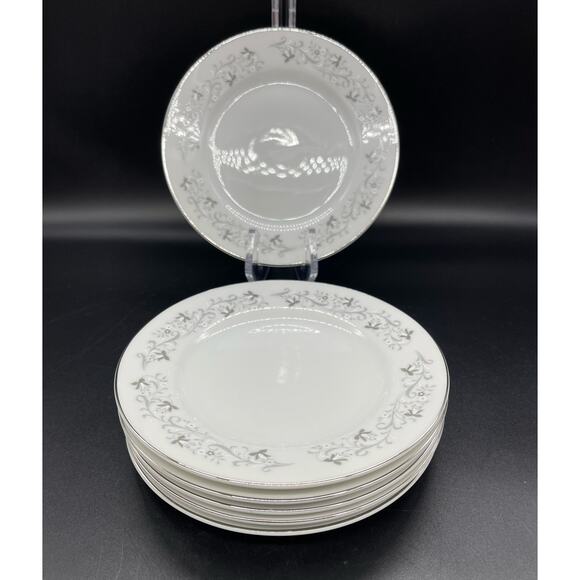 Vintage Moon Mist Fine China Set of 6 Bread Plates # 3000 Made in Japan - Picture 1 of 6